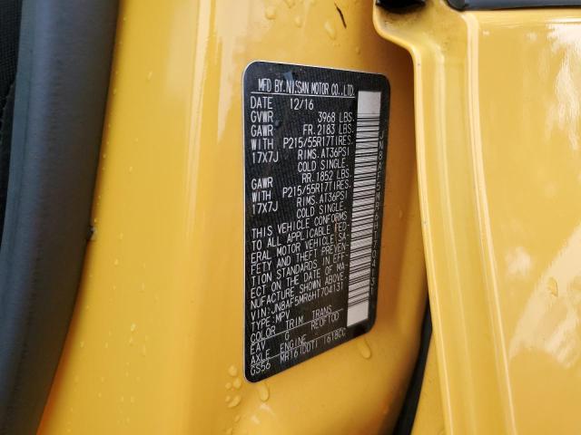 2017 NISSAN JUKE S - JN8AF5MR6HT704131