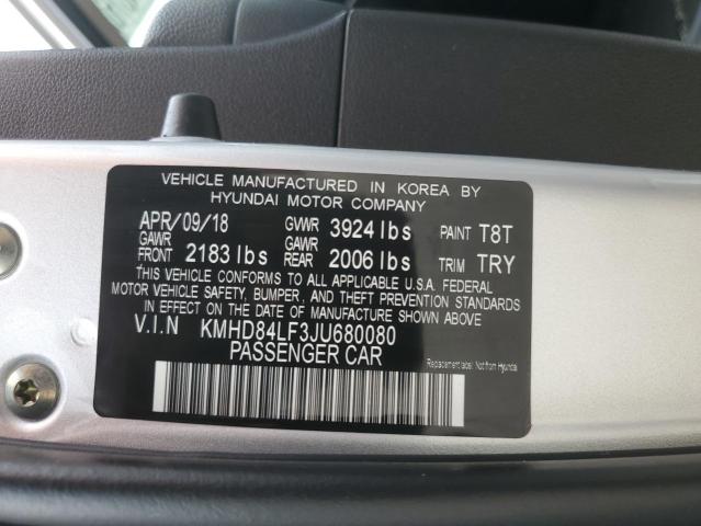 2018 HYUNDAI ELANTRA SE - KMHD84LF3JU680080