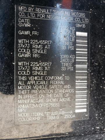 2015 NISSAN ROGUE S - KNMAT2MV0FP575681