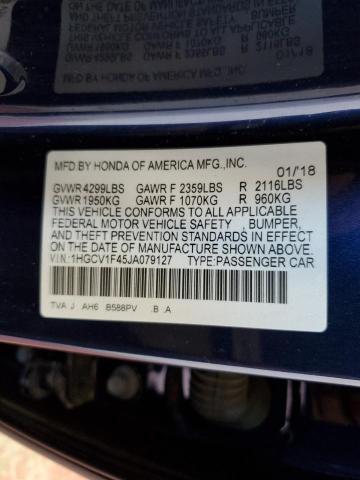 1HGCV1F45JA079127 2018 HONDA ACCORD - Image 13