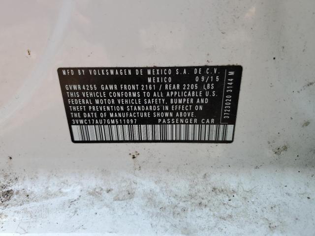 2016 VOLKSWAGEN GOLF SPORT - 3VWC17AU7GM511097