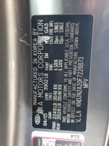 VIN KNDJN2A20F7228873 2015 KIA Soul no.12