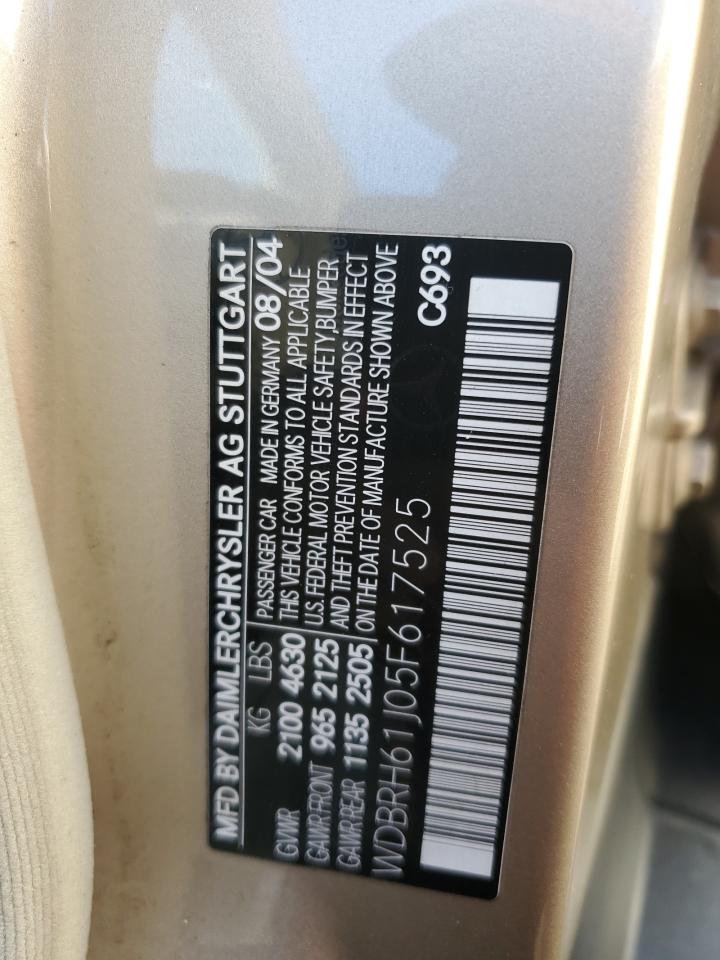 WDBRH61J05F617525 2005 Mercedes-Benz C 240 Sportwagon