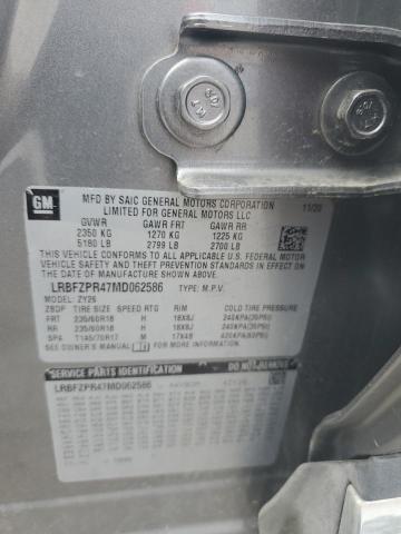 VIN LRBFZPR47MD062586 2021 Buick Envision, Essence no.13