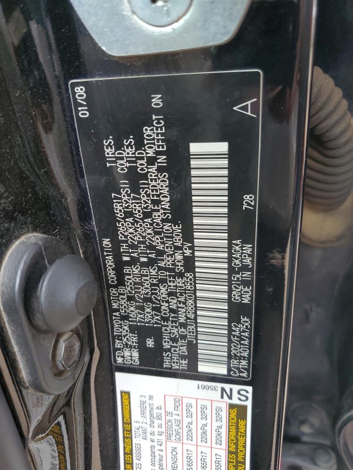 JTEBU14R88K018558 2008 Toyota 4Runner Sr5