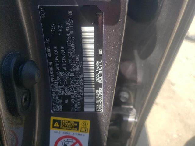 2018 Toyota Highlander Se VIN: 5TDJZRFHXJS494703 Lot: 61341264