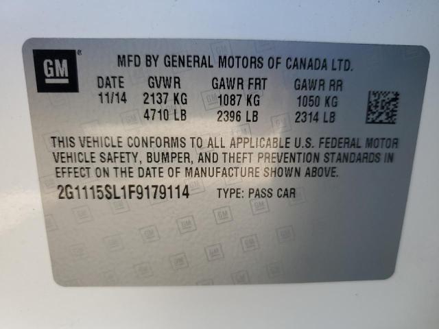 2015 CHEVROLET IMPALA LT - 2G1115SL1F9179114