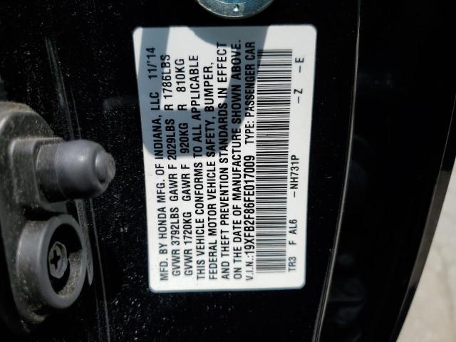 2015 HONDA CIVIC EX - 19XFB2F86FE017009