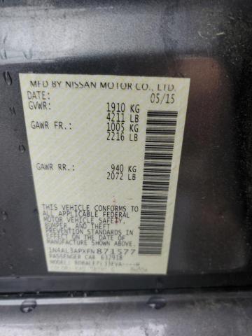 2015 NISSAN ALTIMA 2.5 - 1N4AL3APXFN871577