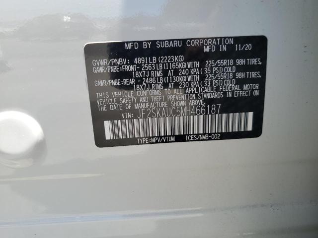 2021 SUBARU FORESTER JF2SKAUC5MH466187