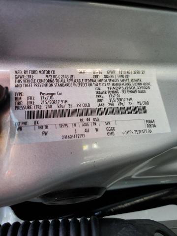 2016 FORD FOCUS TITA - 1FADP3J28GL335925