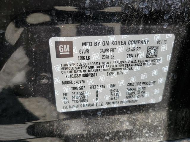 2019 Buick Encore Essence VIN: KL4CJCSM7KB945511 Lot: 62077324