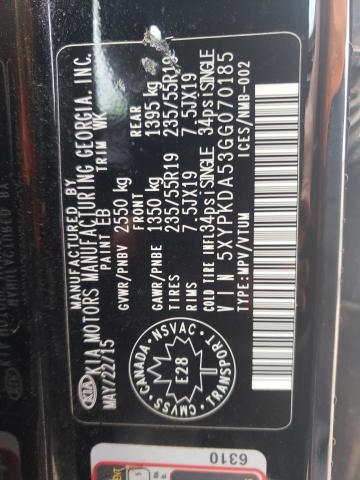 2016 KIA SORENTO SX - 5XYPKDA53GG070185