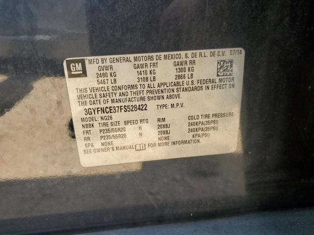 2015 CADILLAC SRX PERFOR - 3GYFNCE37FS528422