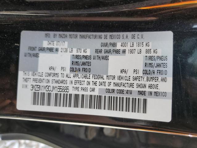 2018 Mazda 3 Grand Touring VIN: 3MZBN1M30JM165885 Lot: 60631104