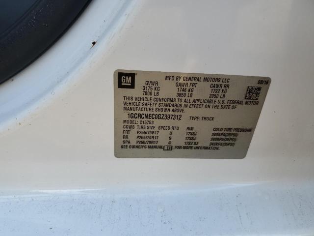 2016 CHEVROLET SILVERADO - 1GCRCNEC0GZ397312