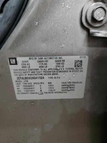 2010 GMC TERRAIN SL - 2CTALBEW2A6417024