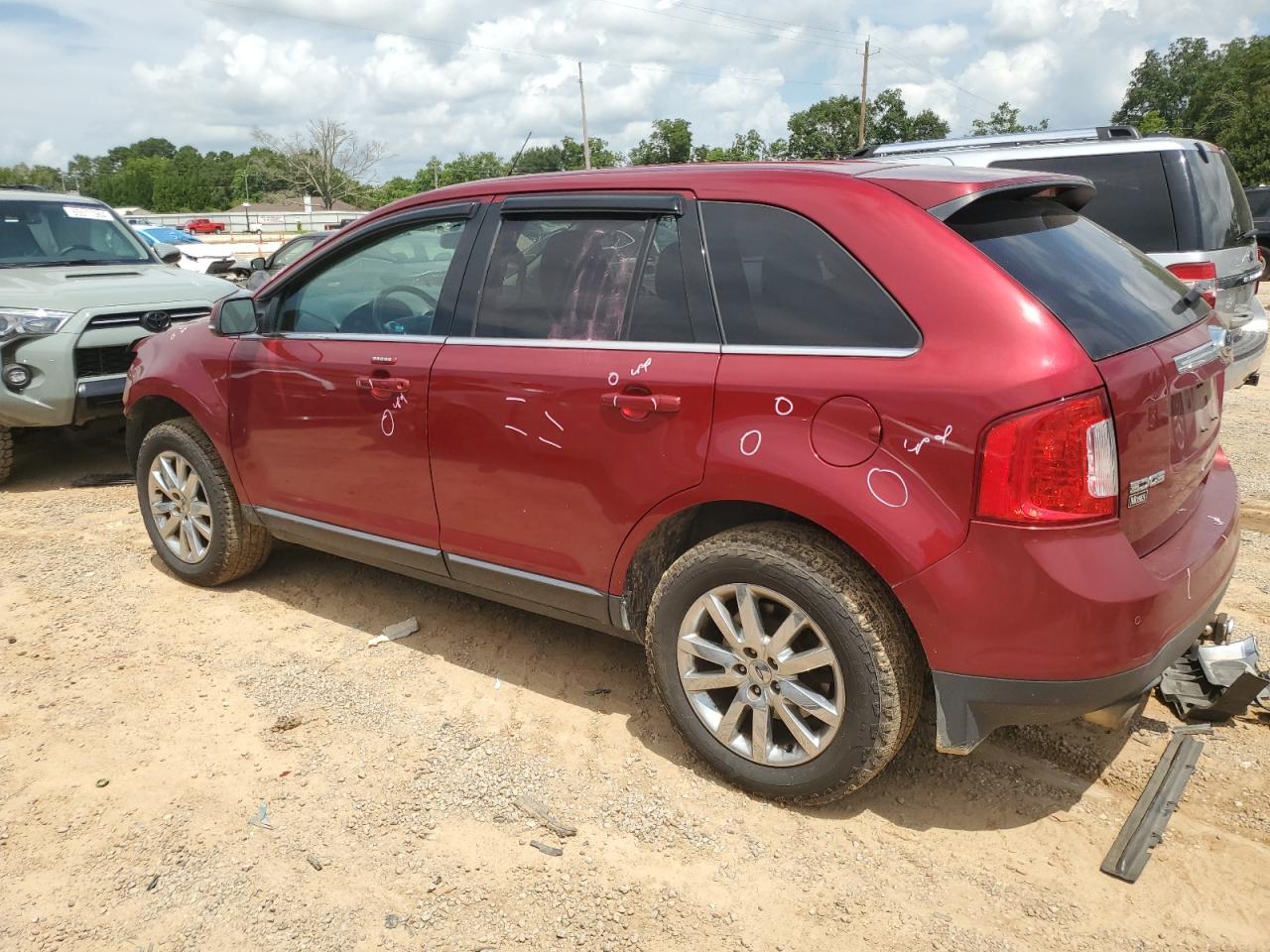 Lot #2819283228 2014 FORD EDGE LIMIT