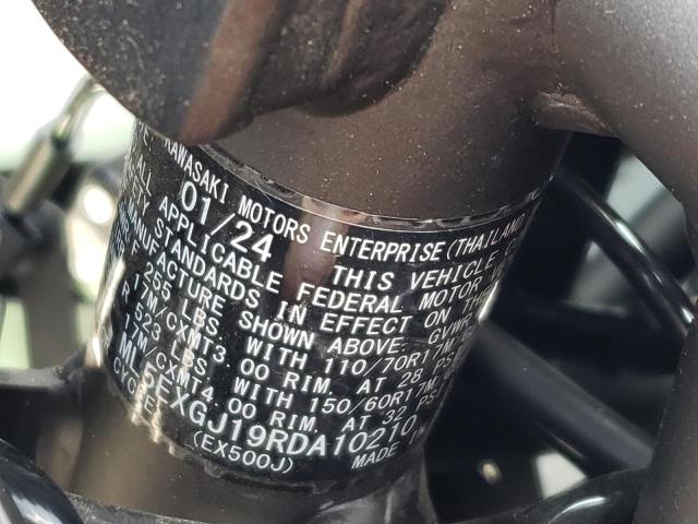 2024 KAWASAKI EX500 A ML5EXGJ19RDA10210