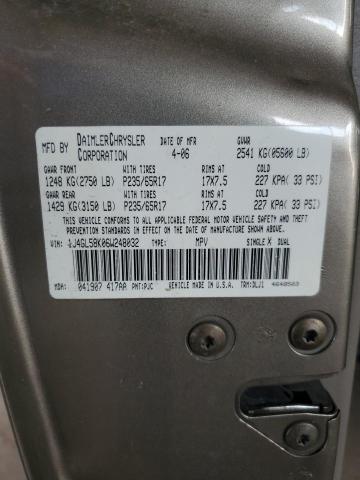 1J4GL58K06W248032 2006 Jeep Liberty Limited