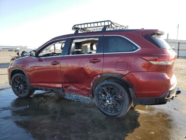 VIN 5TDJZRFH6KS566188 2019 Toyota Highlander, SE no.2