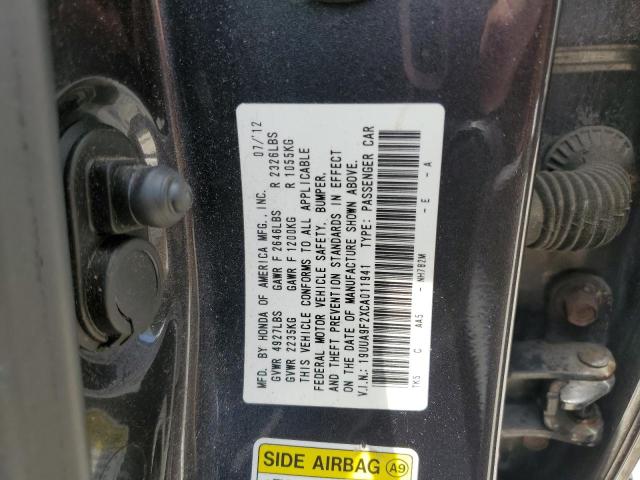 2012 ACURA TL 19UUA9F2XCA011941  65077054