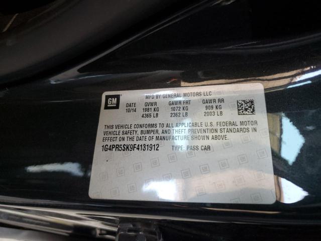 2015 BUICK VERANO CON 1G4PR5SK9F4131912