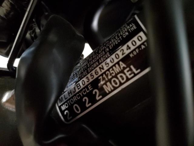 2022 HONDA XL125 MLHJB0356N5002400