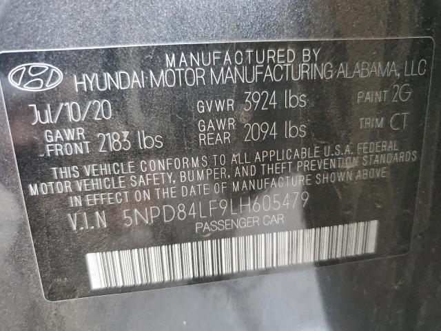 2020 HYUNDAI ELANTRA SE - 5NPD84LF9LH605479