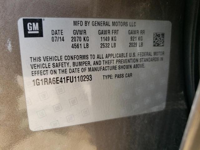 VIN 1G1RA6E41FU110293 2015 Chevrolet Volt no.13