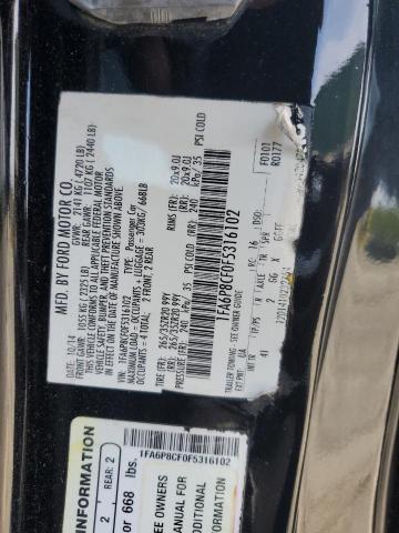 2015 FORD MUSTANG GT - 1FA6P8CF0F5316102