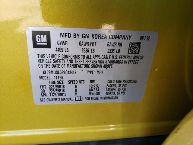 2023 CHEVROLET TRAILBLAZE - KL79MUSL5PB043447