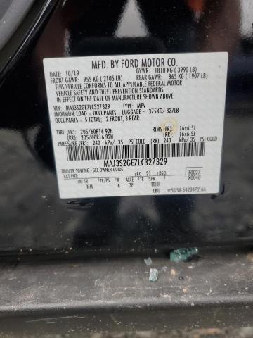 VIN MAJ3S2GE7LC327329 2020 Ford Ecosport, SE no.13