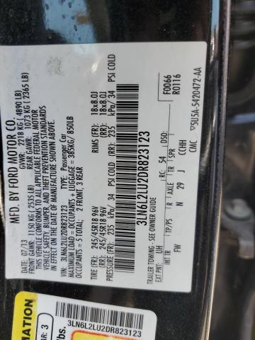 VIN 3LN6L2LU2DR823123 2013 Lincoln MKZ, Hybrid no.12