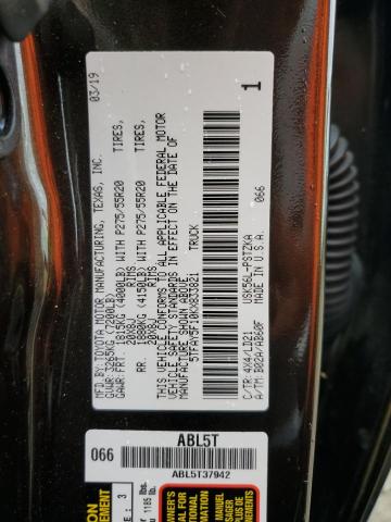 2019 TOYOTA TUNDRA CRE - 5TFAY5F10KX833821