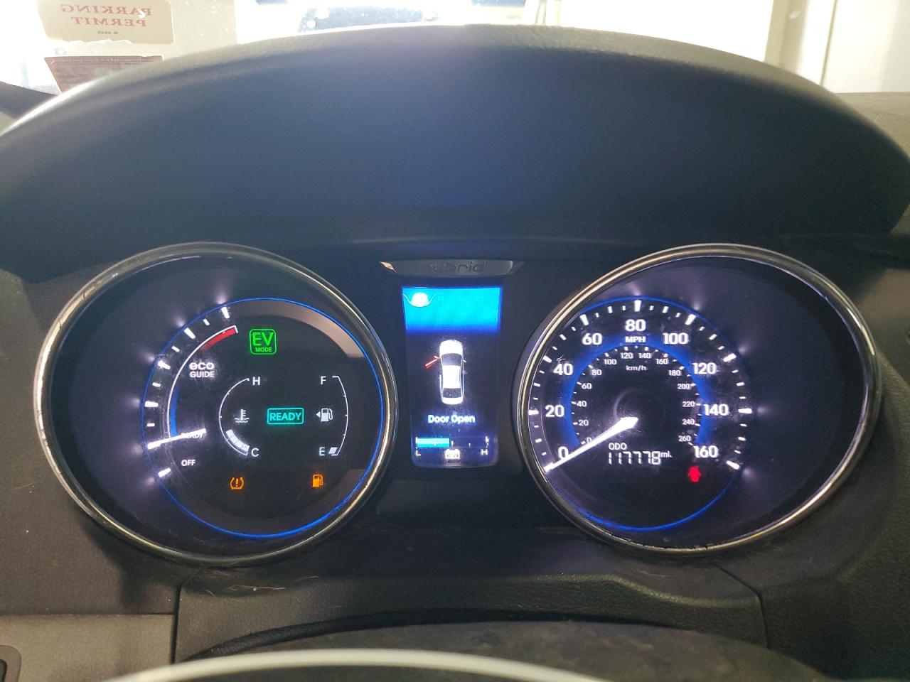KMHEC4A43CA038371 2012 Hyundai Sonata Hybrid