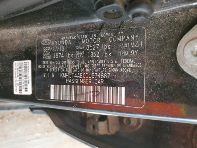 KMHCT4AE0DU574887 2013 Hyundai Accent Gls