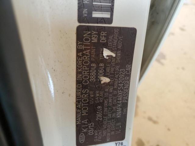 2015 KIA FORTE LX - KNAFK4A6XF5420923