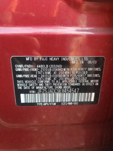 2014 Subaru Forester 2.5I Premium VIN: JF2SJADC9EH454547 Lot: 62315194