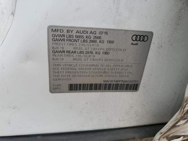 VIN WA1D7AFP7GA036791 2016 Audi Q5, Premium Plus S-... no.13