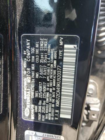 2019 Hyundai Tucson Se VIN: KM8J2CA49KU920377 Lot: 62065324