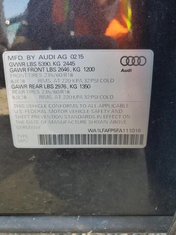 VIN WA1LFAFP5FA111016 2015 Audi Q5, Premium Plus no.13