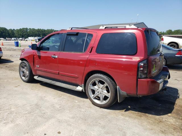 NISSAN ARMADA SE 2005 red  gas 5N1AA08AX5N717879 photo #3