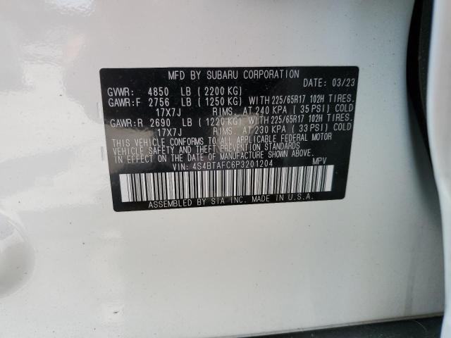 2023 SUBARU OUTBACK PR - 4S4BTAFC6P3201204