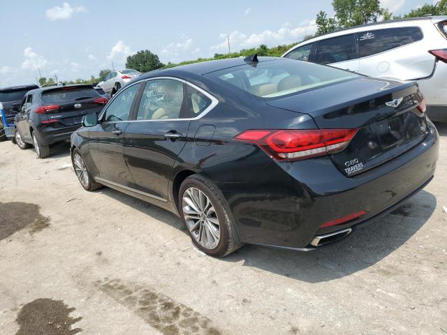 GENESIS G80 BASE 2017 black  gas KMHGN4JE8HU190020 photo #3