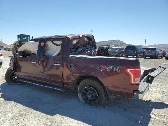 FORD F150 SUPER 2015 burgundy  gas 1FTEW1EP3FFC16091 photo #3