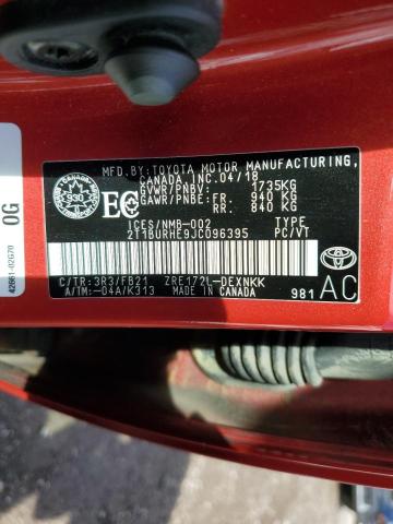 2018 TOYOTA COROLLA L - 2T1BURHE9JC096395