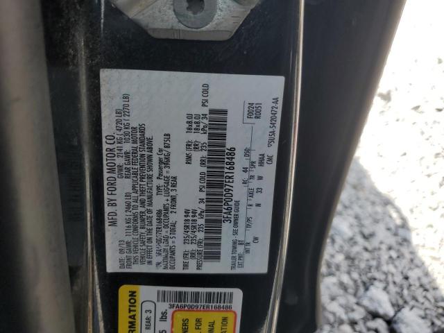 2014 Ford Fusion Titanium VIN: 3FA6P0D97ER168486 Lot: 62730034