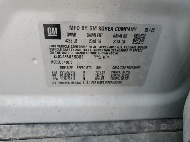 2020 BUICK ENCORE PRE - KL4CJASB4LB350653