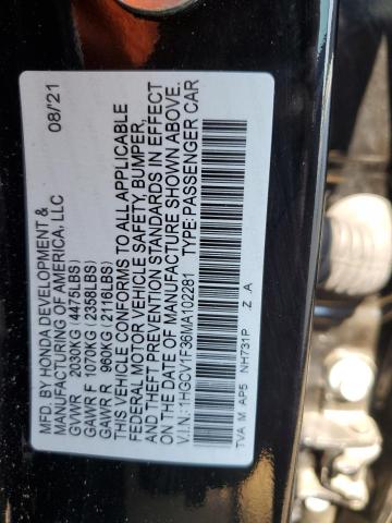 2021 HONDA ACCORD SPO - 1HGCV1F36MA102281